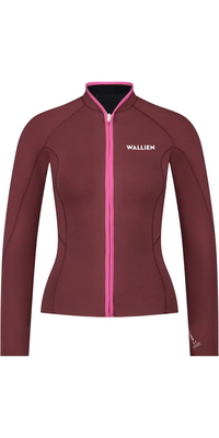 2026 Wallien Horizonia Yulex 1.5mm Wetsuit Jacket 101005001 - Red